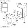 BOSCH BFL623MB3 Serie|2 Beépíthető mikrohullámú sütő | Fekete