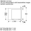 BOSCH BFL623MB3 Serie|2 Beépíthető mikrohullámú sütő | Fekete
