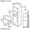 BOSCH BFL623MB3 Serie|2 Beépíthető mikrohullámú sütő | Fekete