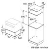 BOSCH BIC510NS0 Serie|6 Beépíthető melegen tartó fiók | Nemesacél