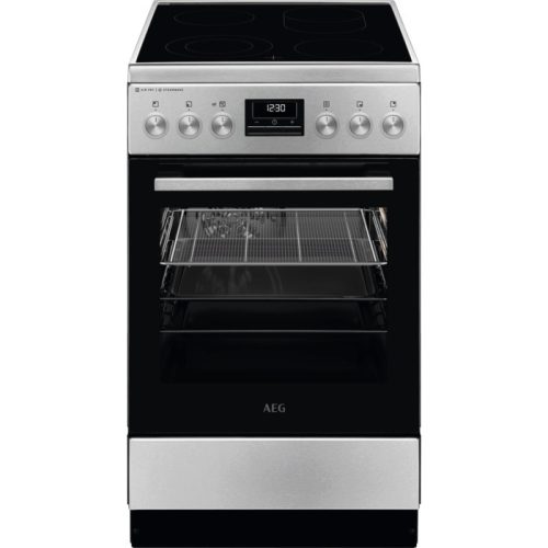 AEG CCB56490BM Kerámialapos tűzhely | Inox
