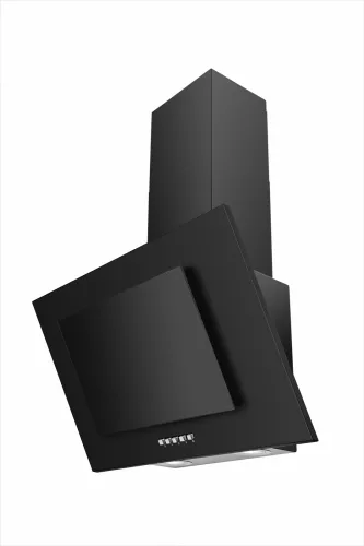 Evido REFLEX 60B komínový nástenný odsávač pár, 60 cm, čierne sklo
