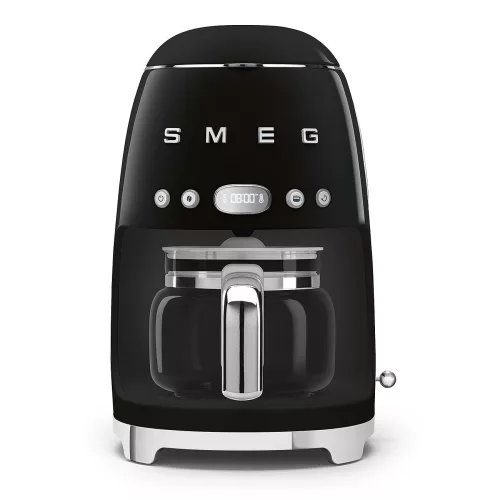 SMEG prekvapkávací kávovar, retro, čierna