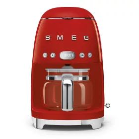 SMEG prekvapkávací kávovar, retro, červená