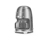 SMEG prekvapkávací kávovar, retro, nerezový hatás