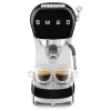 SMEG ESPRESSO kávovar, retro, čierna