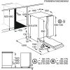 Electrolux EEM43200L Teljesen beépíthető mosogatógép | 45 cm