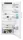Electrolux EK242SRWE Beépíthető Hűtőszekrény 127cm