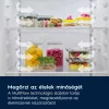 Electrolux ENP7MD18S Beépíthető kombinált alulfagyasztós hűtőszekrény | NoFrost | TwinTech | CustomFlex | 186/62 l | 177 cm magas | 55 cm széles