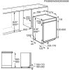 AEG FEE72910ZM Beépíthető kezelőpaneles mosogatógép | 60 cm