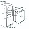 Küppersbusch FK25001I Beépíthető hűtőszekrény | 137 l | 87.3 cm magas | 55.6 cm széles