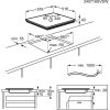 AEG HK634021XB Beépíthető kerámia főzőlap Fekete + inox