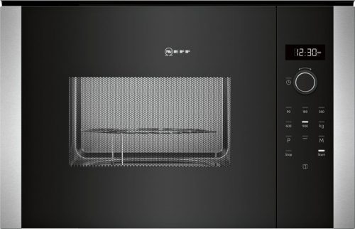NEFF HLAGD53N0 N50 Beépíthető mikrohullámú sütő | LED | grill | 25l | Fekete