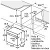 BOSCH HMG778NB1 Serie|8 Beépíthető sütő mikrohullám funkcióval | Fekete