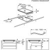 AEG IKE42640KB Beépíthető indukciós főzőlap | 36 cm | Fekete