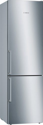 BOSCH KGE398IBP Serie|6 Szabadonálló kombinált alulfagyasztós hűtőszekrény | Szálcsiszolt acél színű