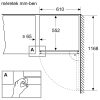 BOSCH KWK36ABGA Serie|6 Szabadonálló borhűtő