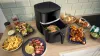 Bosch MAFS2462B Serie 4 Čierna Air Fryer Dupla Fűtőszállal