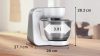 BOSCH MUM58210 Konyhai robotgép | MUM5 | 1000 W | Fehér/ezüst