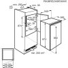 AEG NAB6L88ES Beépíthető fagyasztószekrény | LowFrost | 98l | Fehér | 88 cm