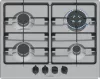 Bosch PGH6B5K60 Serie 4 Nerez Gázvarná doska Wok Égővel