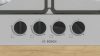 BOSCH PGH6B5K60 Serie|4 Beépíthető gázfőzőlap | 60 cm | Nemesacél