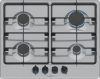 BOSCH PGP6B5K60 Serie|4 Beépíthető gázfőzőlap | 60 cm | nemesacél