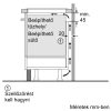 BOSCH PIF645HB1E Serie|6 Beépíthető indukciós főzőlap | 60cm | Fekete