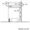 BOSCH PIF645HB1E Serie|6 Beépíthető indukciós főzőlap | 60cm | Fekete