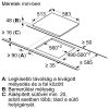 BOSCH PKE645BA2E Serie|4 Beépíthető kerámia főzőlap | Fekete