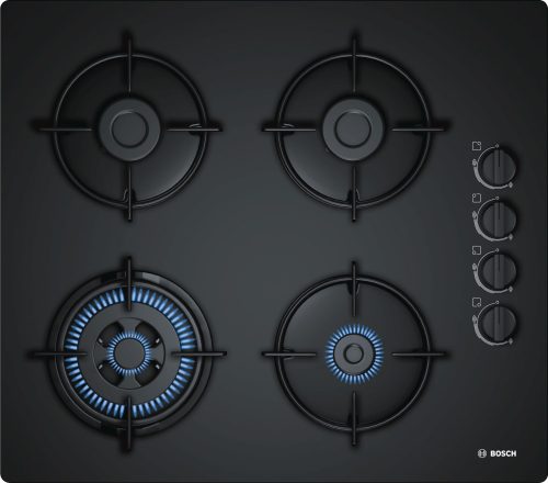 BOSCH POH6B6B10 Serie|2 Beépíthető gázfőzőlap | Fekete