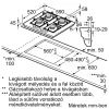 Bosch PPH6A6I10 vstavaný gázvarná doska