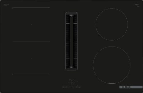 BOSCH PVS811B16E Serie|4 Beépíthető indukciós főzőlap, beépített elszívóval | Fekete