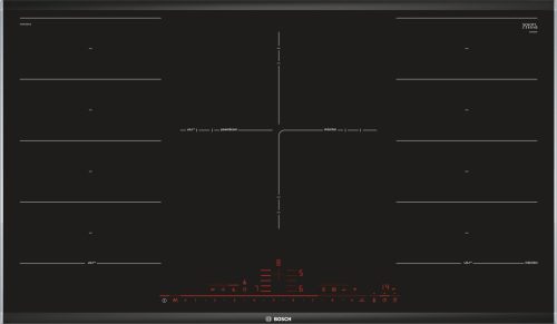 BOSCH PXV975DV1E Serie|8 Beépíthető indukciós főzőlap | 90cm | Fekete