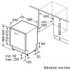 BOSCH SBH6TCX01E Serie|6 Teljesen beépíthető mosogatógép | 60 cm