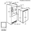 AEG SKB588D1AS Beépíthető hűtőszekrény | 142 l | 88 cm magas | 56 cm széles