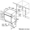 BOSCH SMI4HTS00E Serie|4 Beépíthető kezelőpaneles mosogatógép | 60 cm