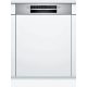 BOSCH SMI4HTS31E Serie|4 Beépíthető kezelőpaneles mosogatógép | 60 cm