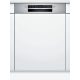 BOSCH SMI4HVS31E Serie|4 Beépíthető kezelőpaneles mosogatógép | 60 cm