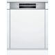 BOSCH SMI4HVS33E Serie|4 Beépíthető kezelőpaneles mosogatógép | 60 cm