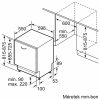 BOSCH SMV46KX04E Serie|4 Teljesen beépíthető mosogatógép | 60 cm