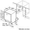 BOSCH SMV6ECX10E Serie|6 Teljesen beépíthető mosogatógép | 60 cm