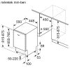 BOSCH SPH4EMX24E Serie|4 Teljesen beépíthető mosogatógép | 45 cm