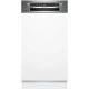 BOSCH SPI4HMS49E Serie|4 Beépíthető kezelőpaneles mosogatógép | 45 cm