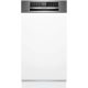 BOSCH SPI6EMS17E Serie|6 Beépíthető kezelőpaneles mosogatógép | 45 cm