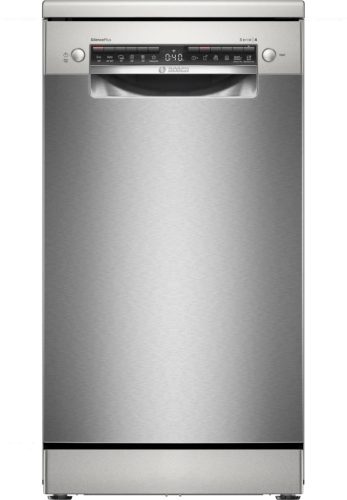 BOSCH SPS4EMI24E Serie|4 Szabadonálló mosogatógép | Silver-inox | 45 cm