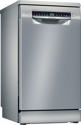 BOSCH SPS4EMI28E Serie|4 Szabadonálló mosogatógép | Silver-inox | 45 cm