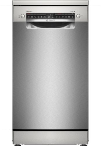 BOSCH SPS4HMI49E Serie|4 Szabadonálló mosogatógép | Silver-inox | 45 cm