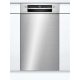 BOSCH SPU2XMS01E Serie|2 Pult alá beépíthető mosogatógép | Nemesacél | 45 cm