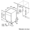 Bosch SPU4HMS10E Home Connect keskeny umývačka riadu